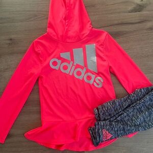 Adidas girls matching set size 5